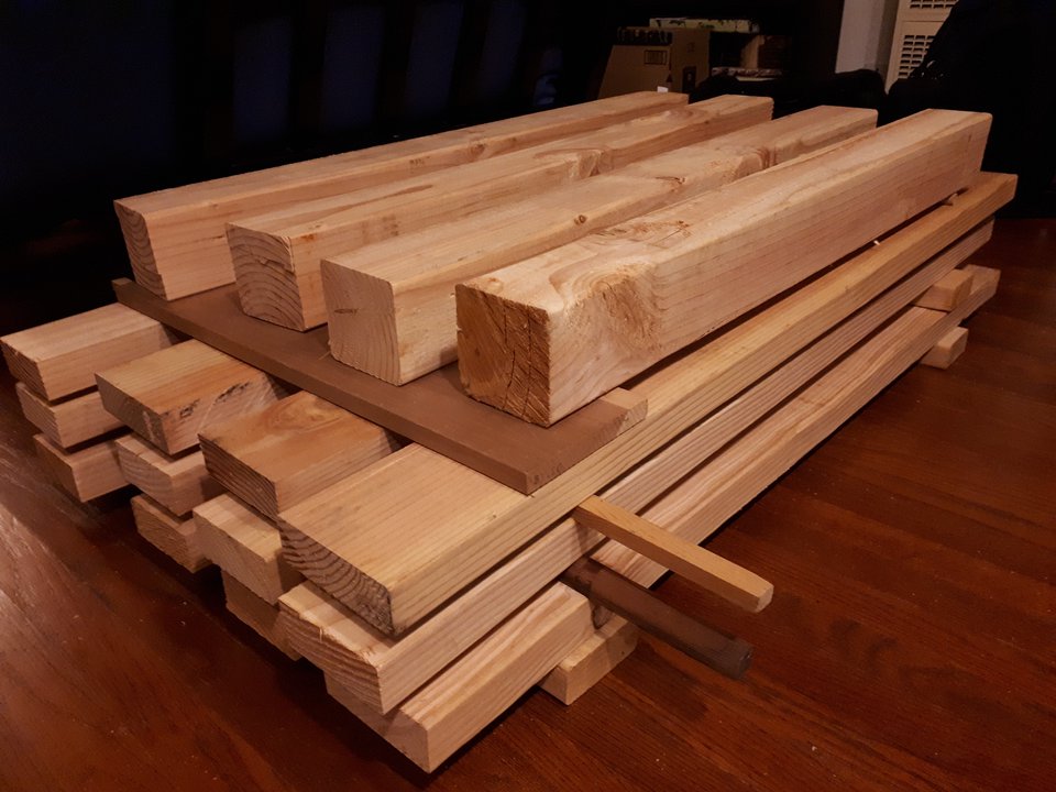 Wood pile