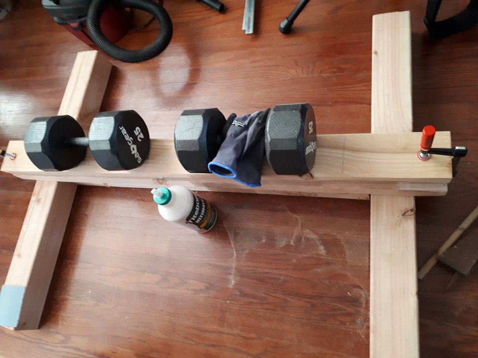 Gluing setup